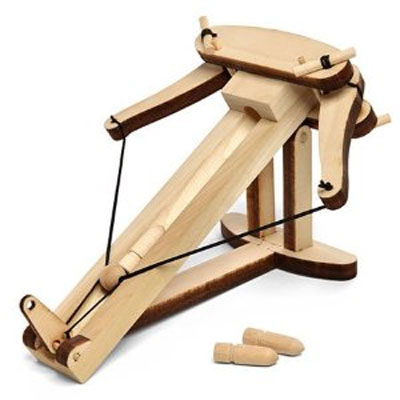 Wooden Ballista Kit is Perfect for Cubicle Warfare!