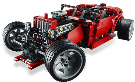 Lego Technic Supercar 8070 Alternate Hot Rod Model