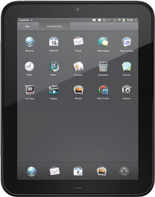 HP webOS TouchPad Tablet