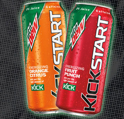 Mountain Dew Kickstart Breakfast Drink